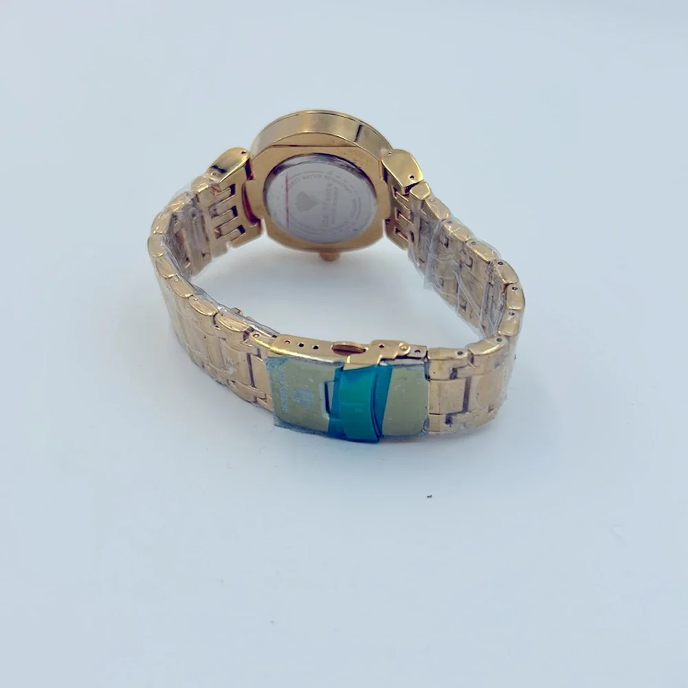 Working! Ice Mania Iced Out Genuine Diamond Accent Ladies Watch